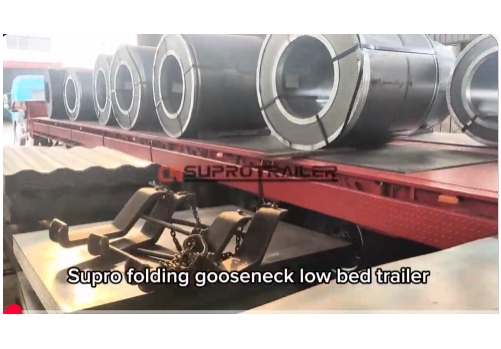 Built for Heavy Loads: Supro’s Hydraulic Gooseneck Lowbed Trailer