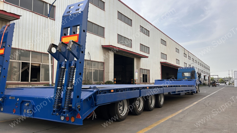 Supro Folding Gooseneck Low Bed Trailer