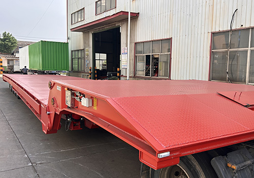 Folding Gooseneck Trailer for Caterpillar D11