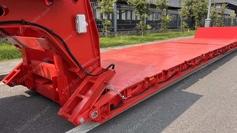 Detachable Gooseneck Lowbed Trailer