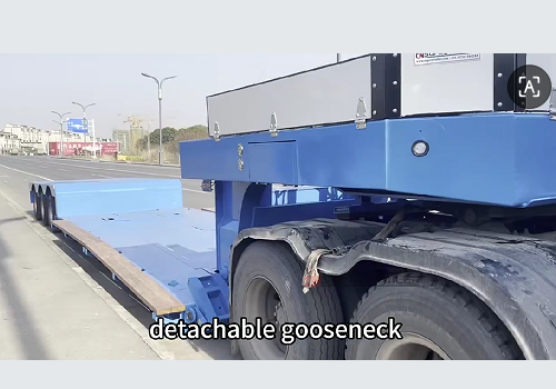 Automatic Steering Extendable Low Bed with Detachable Gooseneck