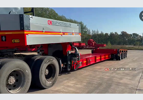 SuproTrailer Drop Deck Bed Designed for Crawler Machinery
