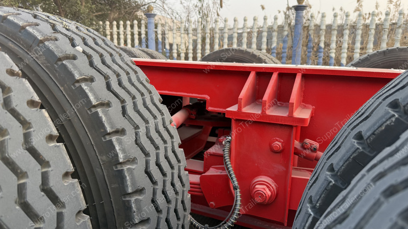 detachable gooseneck lowbed trailer