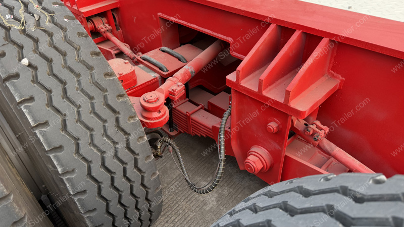 detachable gooseneck lowbed trailer