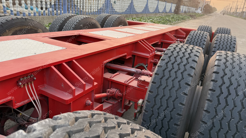 detachable gooseneck lowbed trailer