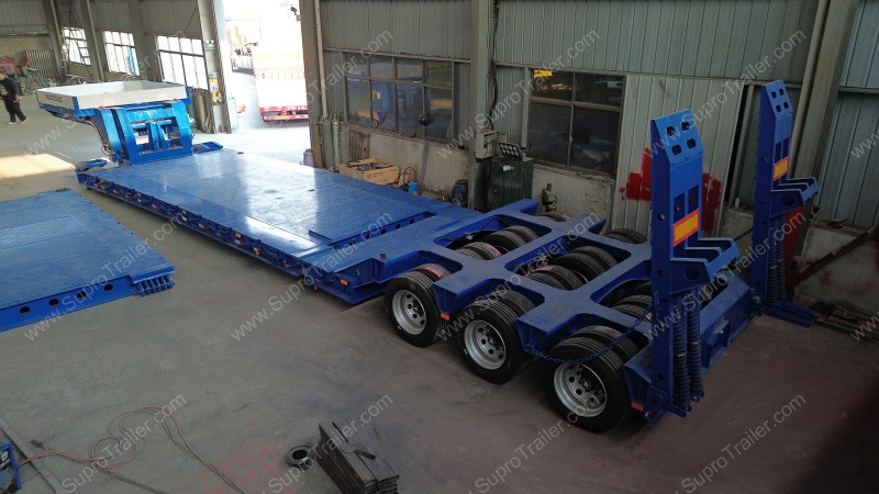 detachable gooseneck lowbed trailer