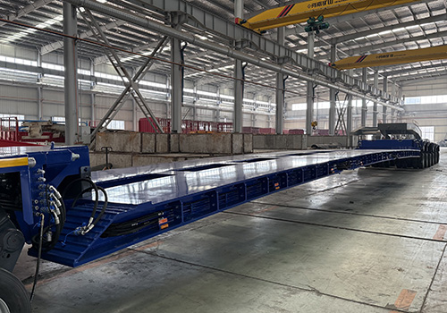 Detachable Head Drop Deck Bed, 5+5+5m Loading Length, 150 Tons Loading