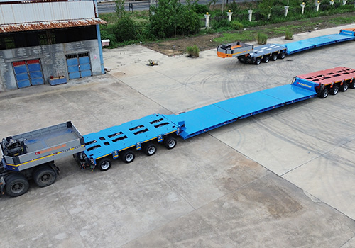 Detacahble Head Drop Deck Bed, 5+4+5m Decks, Loads 140 Tons