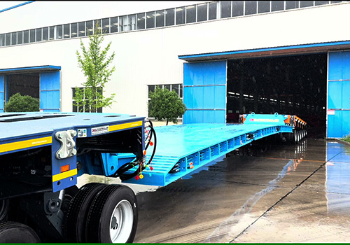 Detachable Head Drop Deck Bed, 5+5+5m Decks, Loads 200 Tons