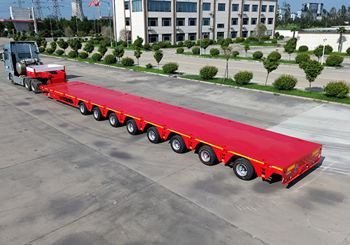 8-Axle, Hydraulic Suspension, Extendable Trailer